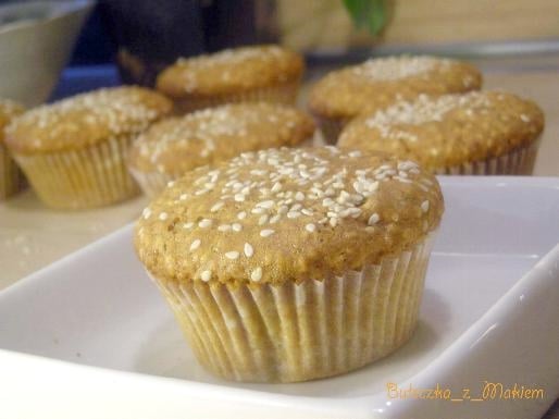 Muffinki-sezamowe-3 Muffinki sezamowe