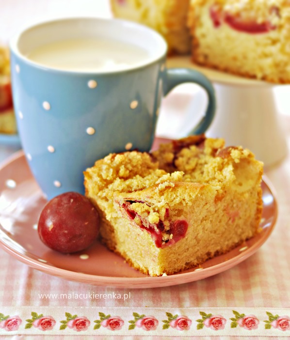 ciasto drozdzowe z owocami i kruszonka2